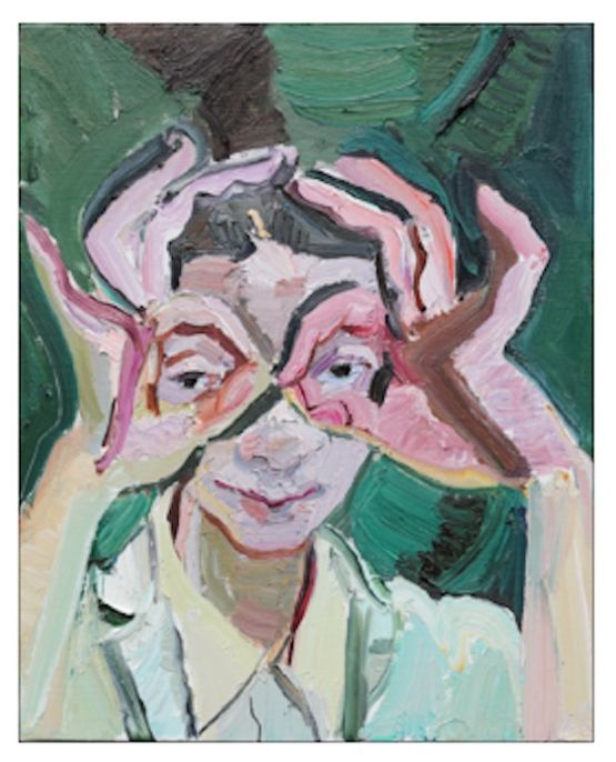 Watching you from afar by Yan Ping contemporary artwork Painting