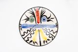 Round plate by Pablo Picasso contemporary artwork sculpture
