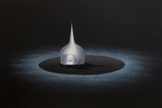 Faith in the Void by Gongkan contemporary artwork Painting
