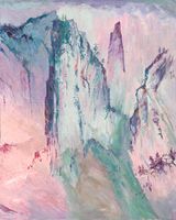 Pink Dawn by Yang Yongliang contemporary artwork painting