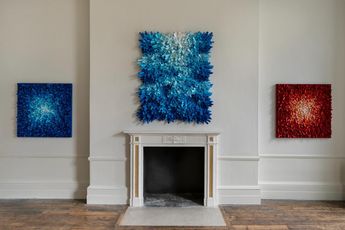 Contemporary art exhibition Chun Kwang Young Inherent Memory at Tristan Hoare Gallery London United Kingdom
