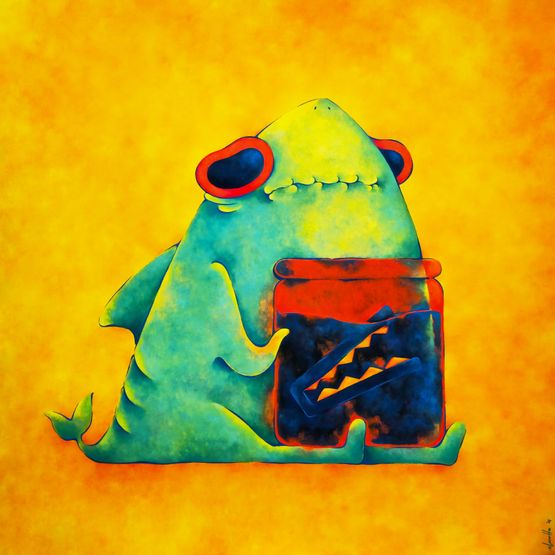 Unjuk Gigi 3 by Clasutta contemporary artwork Painting