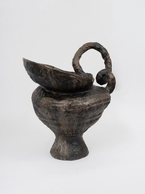 Loop-handled jug. Modelling. by Andrew Lord contemporary artwork Sculpture