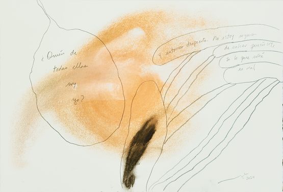 Bajo los parpados III by Magali Lara contemporary artwork Works on Paper