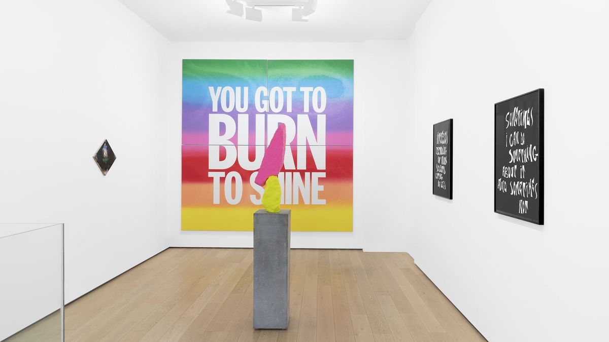 'Merci! John Giorno' at Almine Rech, Paris, Rue de Turenne, France on ...