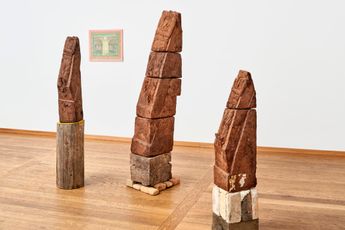 Contemporary art exhibition Claus Hugo Nielsen Sorgenfri Paintings and Sculptures at Knust Kunz Gallery Editions Munich Germany