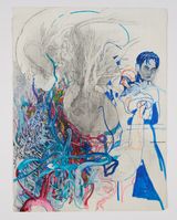 Homme by Ataru Sato contemporary artwork painting works on paper drawing