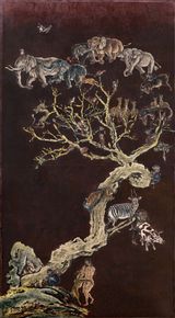 Tale of the 11th Day The Last Tree by Yang Jiechang contemporary artwork painting