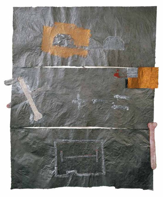 The last houses of the man by Antonio Dias contemporary artwork Works on Paper