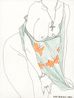 Vlinders Butterflies 8.10.2002 by Anne-Mie Van Kerckhoven contemporary artwork Drawing