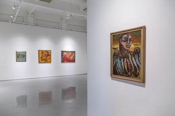 Contemporary art exhibition Ho Ho Ying HO HO YING  60 Years of Art 1950s - 2010s at The Columns Gallery Singapore