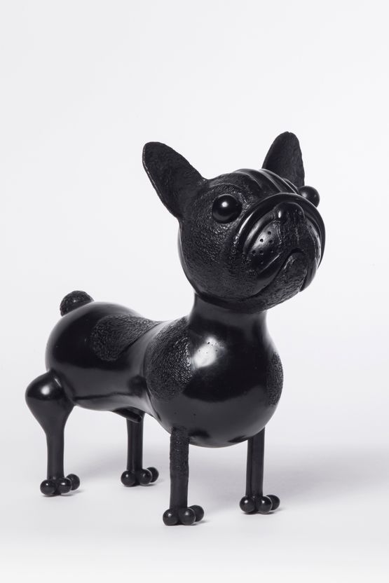 French Bulldog by Jean-Marie Fiori contemporary artwork Sculpture