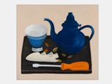 Teiera e cacciavite by Nathalie Du Pasquier contemporary artwork painting
