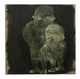The dark self-portraits 7 One and the other by Pedro Cabrita Reis contemporary artwork painting