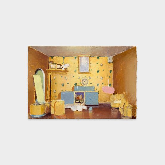 11 oclock by Matthias Weischer contemporary artwork Painting