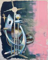Swan Swirl Chair 2 by Cui Jie contemporary artwork painting
