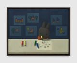 Miffy the Artist-after Dick Bruna by Liu Ye contemporary artwork painting