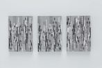 Convergence Triptych by Julie W Chang contemporary artwork Painting