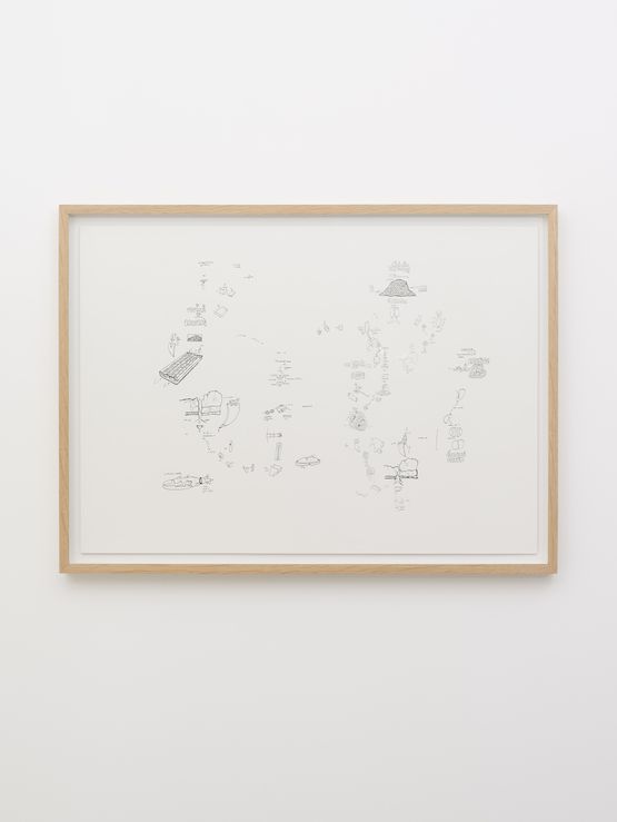 Le lieu zolla 3 by Gianfranco Baruchello contemporary artwork Works on Paper