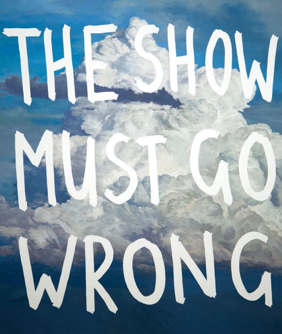 The show must go wrong by Abdul Abdullah contemporary artwork Painting