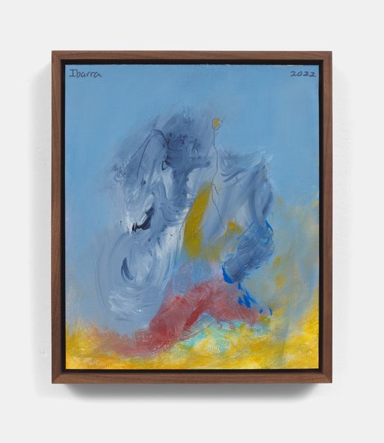 Untitled Blue Planet by Elizabeth Ibarra contemporary artwork Painting