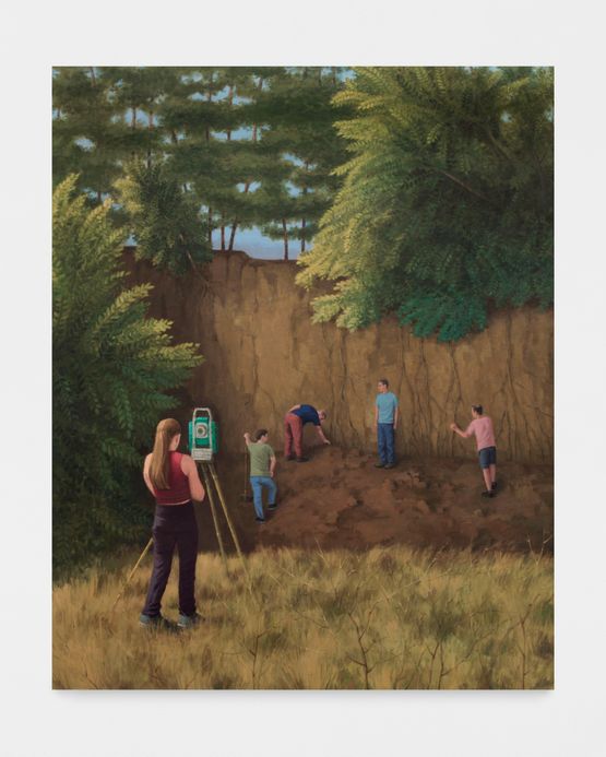Neolithic Unearthings by Serban Savu contemporary artwork Painting