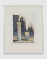 Two Candles by Asher Liftin contemporary artwork drawing