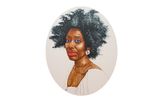 My Knight In Shining Armour by David Olatoye contemporary artwork drawing painting