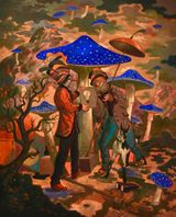Under the Volcano by Michael Vale contemporary artwork painting