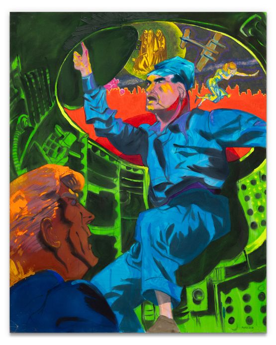 Dan by Archie Rand contemporary artwork Painting