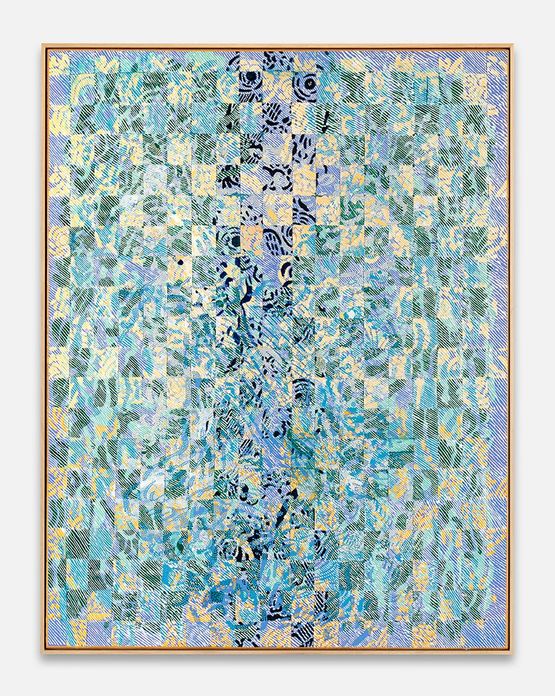 Recorda I by Francois Rouan contemporary artwork Painting