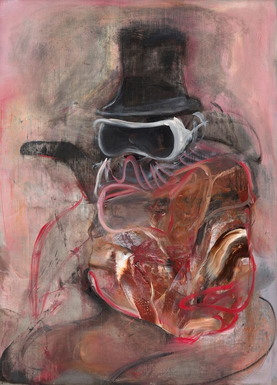 Mr Turner 2 by Adrian Ghenie contemporary artwork Painting