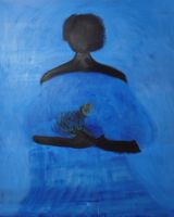 Immortal by Ruth Ige contemporary artwork mixed media painting