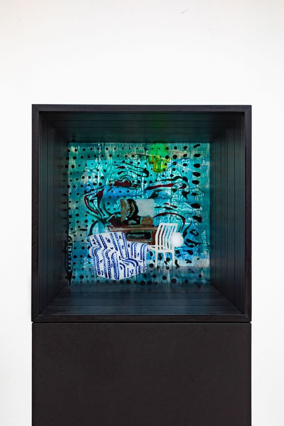 Composite 6 by Lewis Miller contemporary artwork Painting