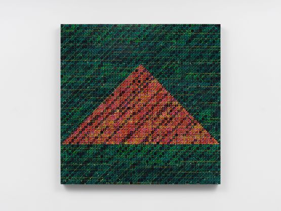 Appearance of Crosses 2024-20 by Ding Yi contemporary artwork Painting