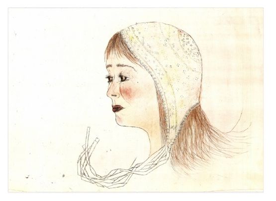 Red Cap by Kiki Smith contemporary artwork Print