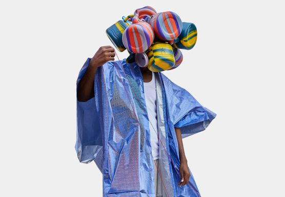 Bouta by Ishola Akpo contemporary artwork Works on Paper