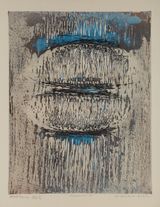 Blossoming by Krishna Reddy contemporary artwork print
