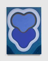 Blue Magpie and Its Shadow by Lily Stockman contemporary artwork painting