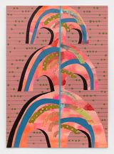 Configuration 8 by Carrie Moyer contemporary artwork mixed media works on paper