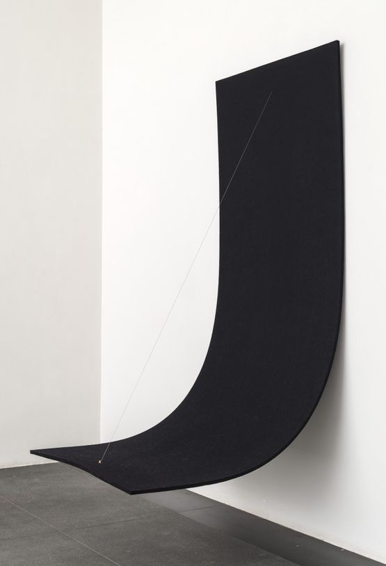 Work On Felt Variation 7 Black by Naama Tsabar contemporary artwork Sculpture