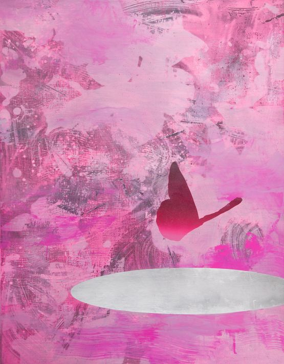 The Voice of the Butterfly in the Silent World 3 by Yoshiaki Nakamura contemporary artwork Painting