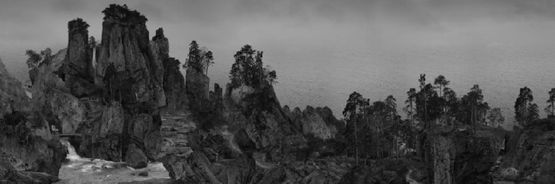 Intimate Scenery of Rivers and Mountains by Yang Yongliang contemporary artwork Photography