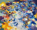 Figure-P k-h-10 by Anne Kagioka Rigoulet contemporary artwork painting