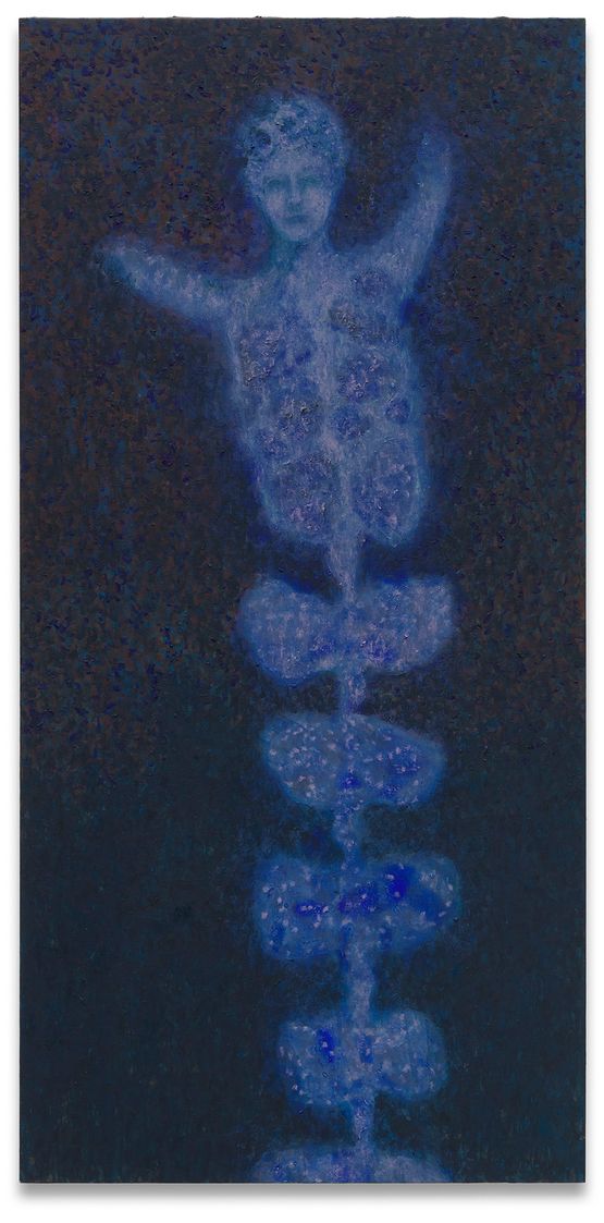 Moth  the Maiden by Oliver Bak contemporary artwork Painting