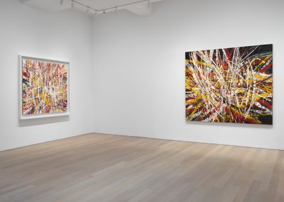 Mark Grotjahn Toys with Terrain at Gagosian