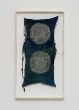 indigo 3 by Junko Oki contemporary artwork sculpture textile