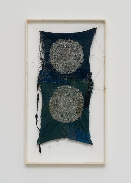 indigo 3 by Junko Oki contemporary artwork Sculpture