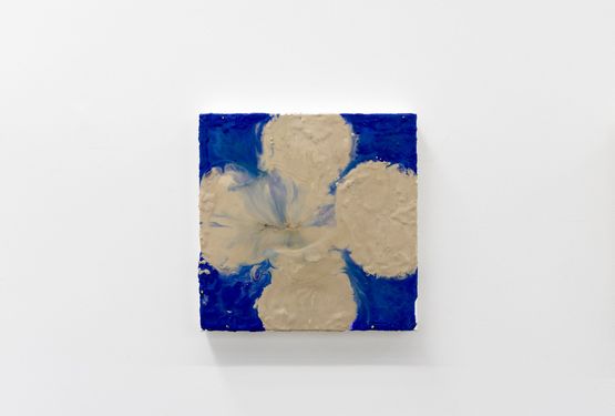 On blue and breathing by Judy Ledgerwood contemporary artwork Painting