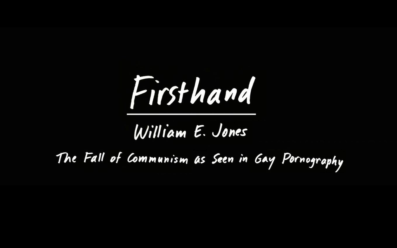 Firsthand: William E. Jones